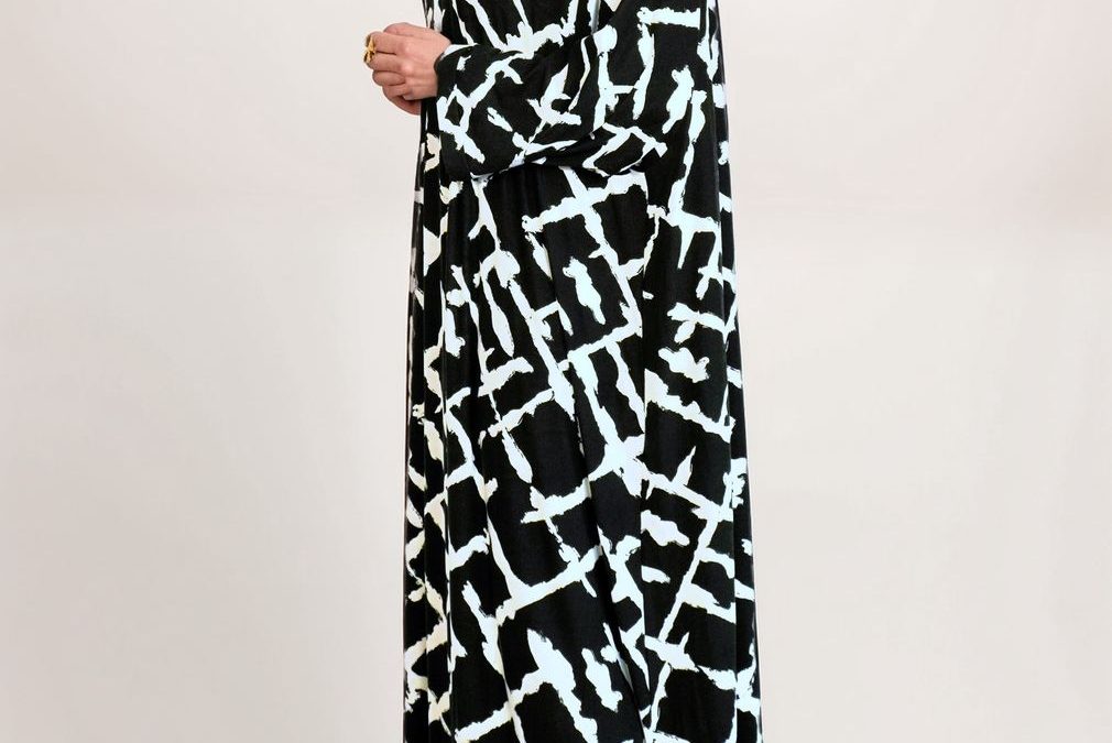 W-Dress 1 – Posh Maxi Print Long Dress