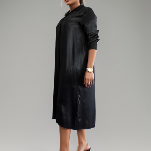 W-Dress 12 - Midi Satin dress
