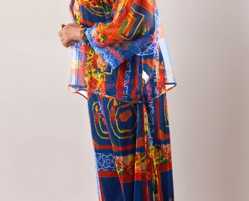 W-Dress 28 – Two Piece Elegant Women Print Set