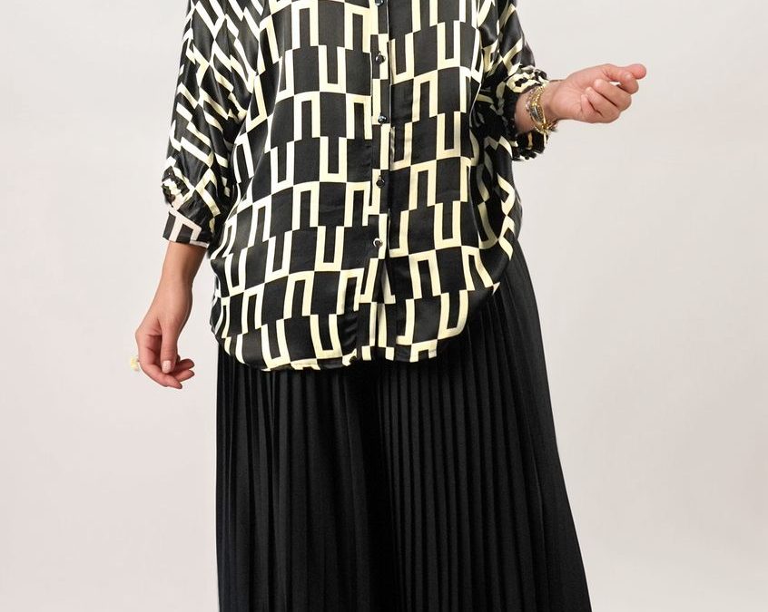 W-Dress 37 -Blouse and Pant Set