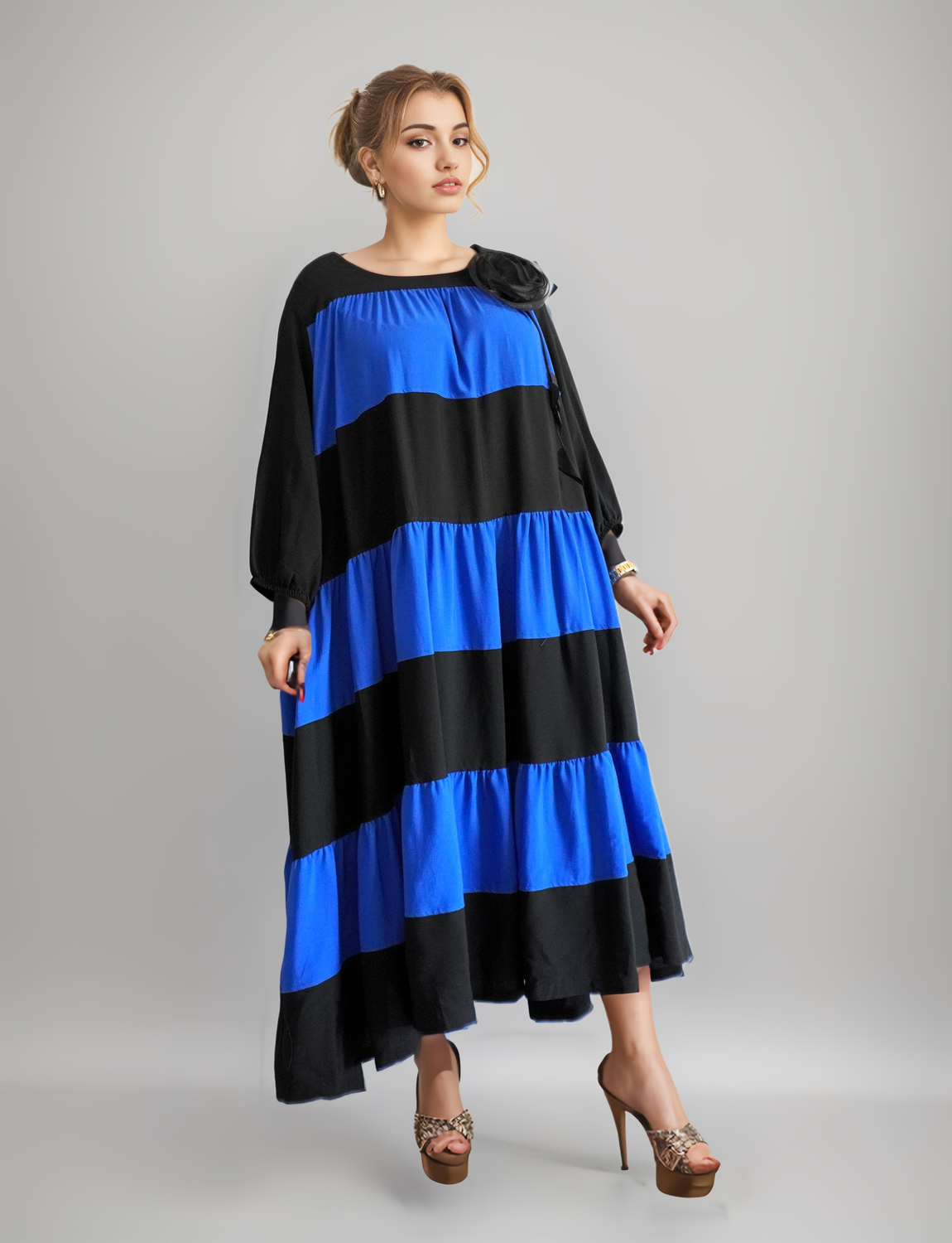 W-Dress 42 - Maxi Elegant Women Dress - Image 5