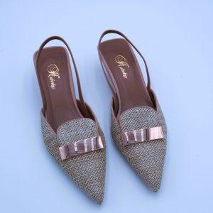 W-Shoe - Women Classic Low Heels - Slingback
