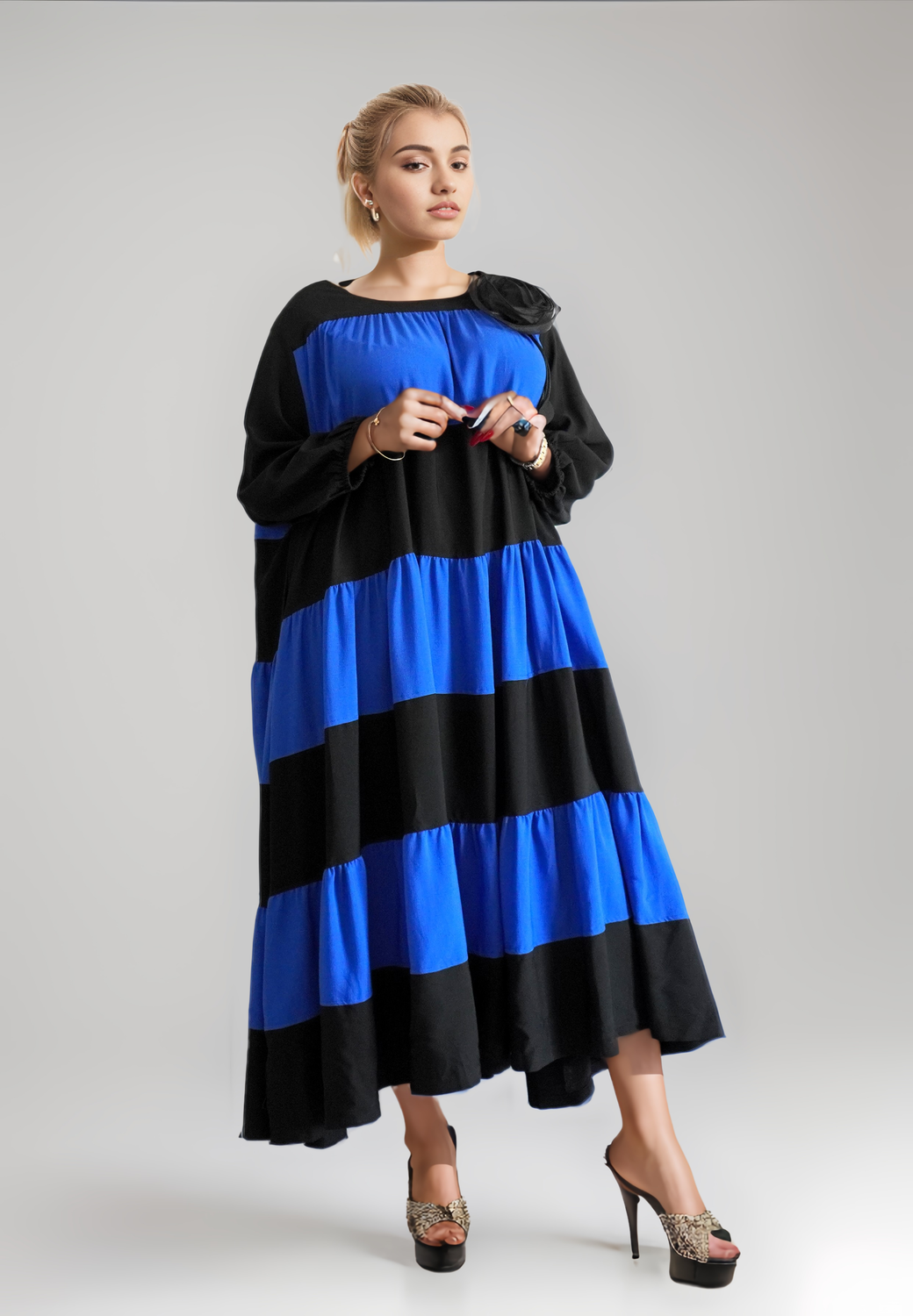W-Dress 42 - Maxi Elegant Women Dress - Image 4