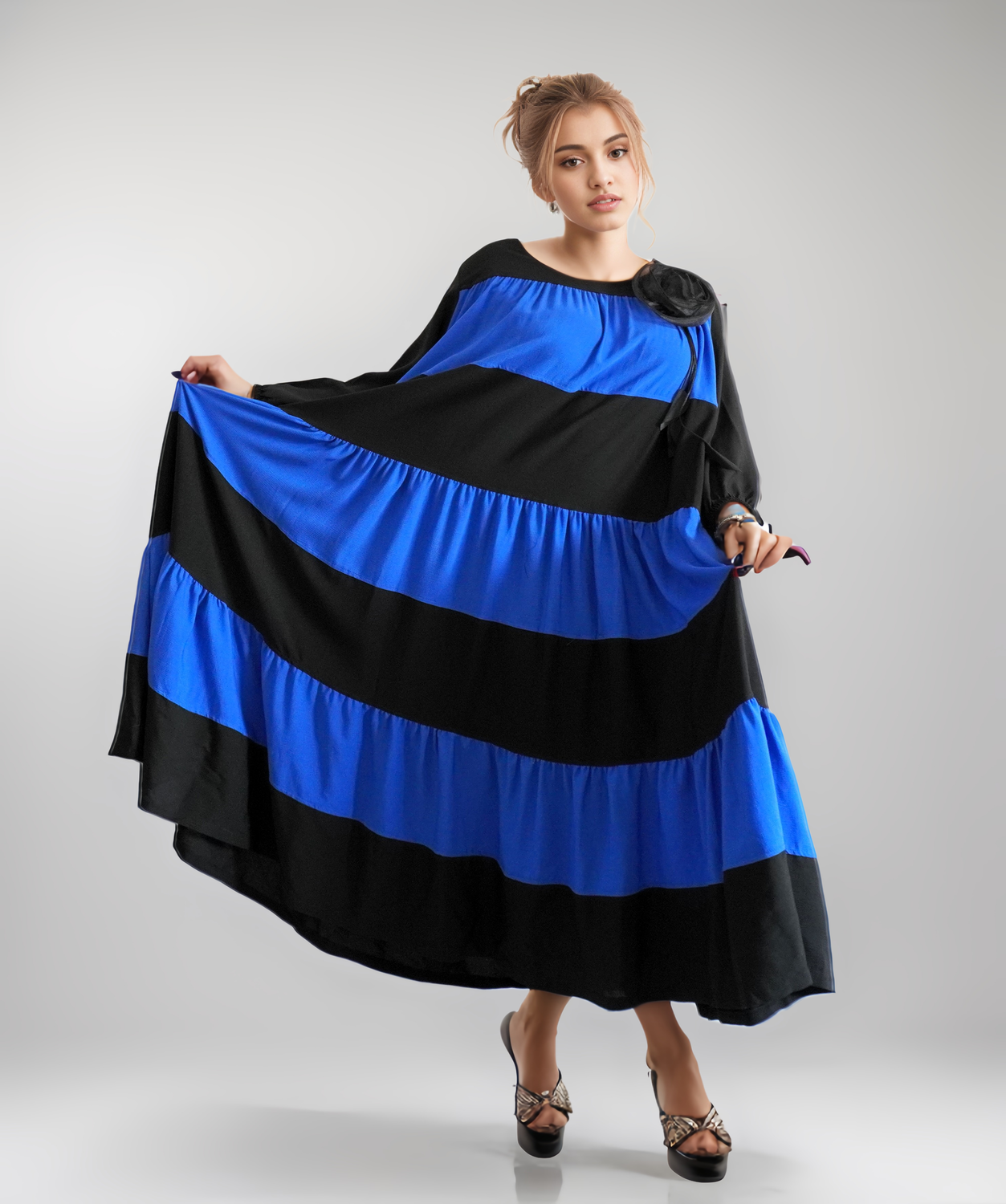 W-Dress 42 - Maxi Elegant Women Dress - Image 3
