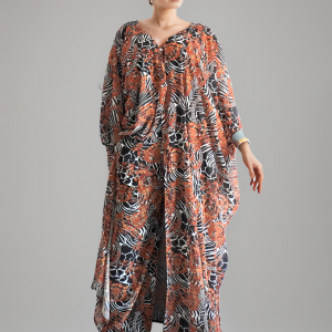 W-Dress 43 - Two-piece Chiffon Dress Set