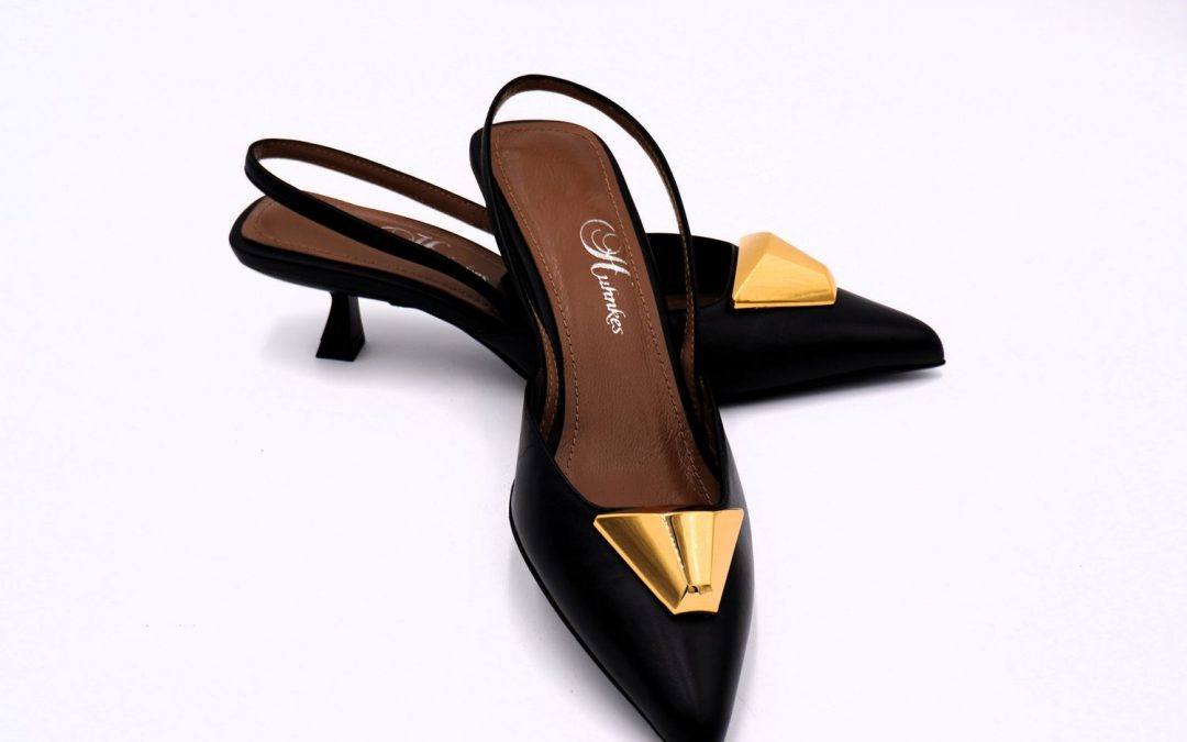 W-Shoe – Huhnkes Women´s Slingback-Pumps Low Heels Sandals